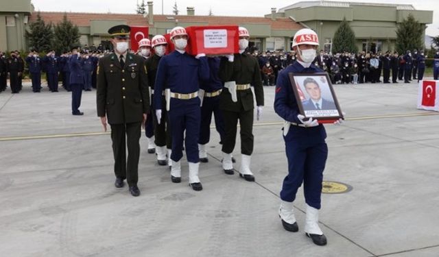 Şehit Pilot Yüzbaşı Gençcelep son yolculuğuna uğurlandı