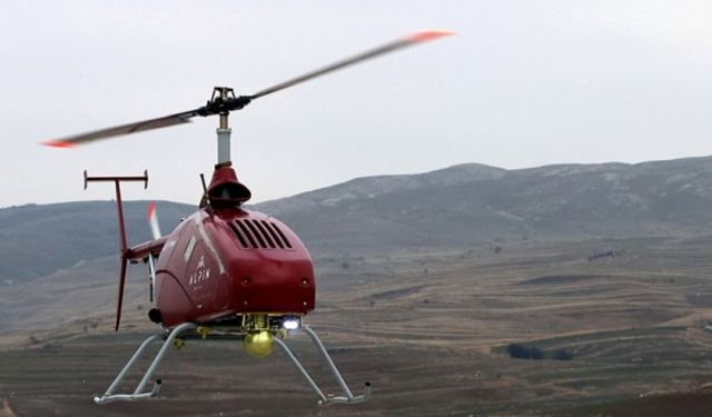 İnsansız Helikopter ALPİN, Manavgat yangınıyla mücadele ediyor