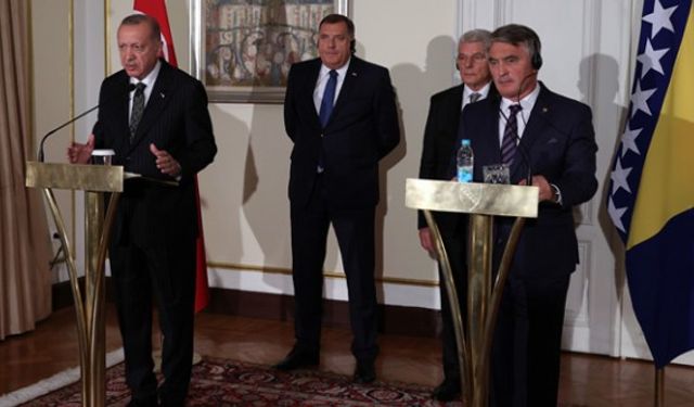 Erdoğan: Bosna-Hersek’in toprak bütünlüğü bölge barışının anahtarıdır