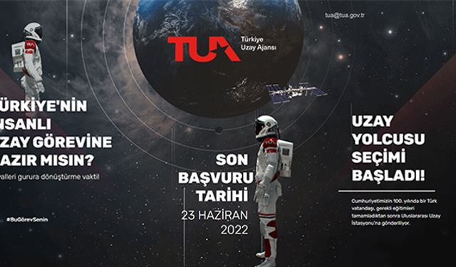 Türk vatandaşının uzay yolculuğu için başvurular başladı