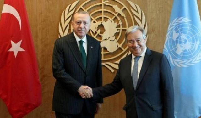 Cumhurbaşkanı Erdoğan, BM Genel Sekreteri Guterres ile görüştü