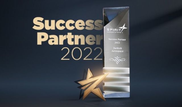 Spirit firmasından TUSAŞ'a "2021 Success Partner" ödülü