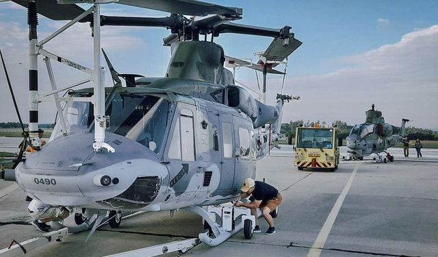 Çekya'ya ilk UH-1Y Venom helikopteri teslimatı